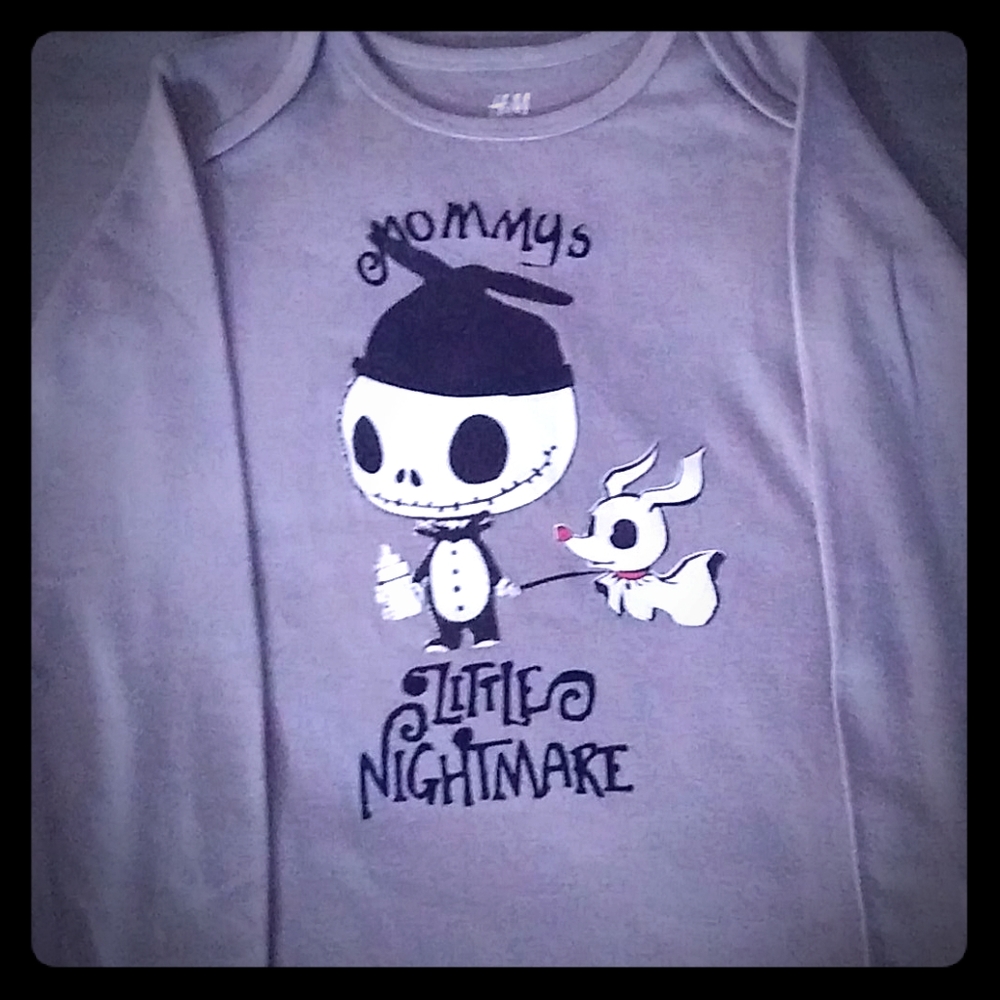 Mommy's little nightmare long sleeve toddler top